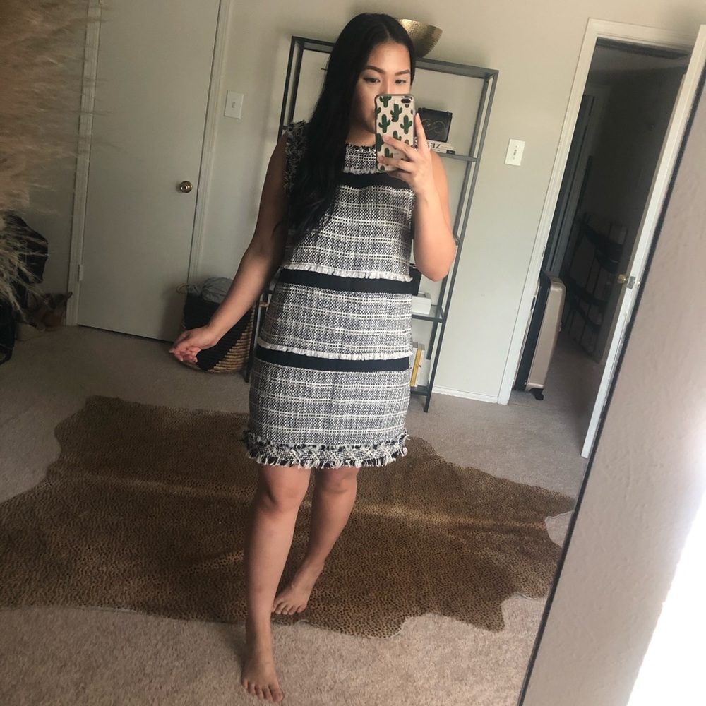 Endless Rose Tweed Shift Dress